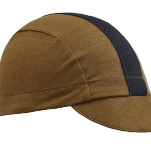 Army Olive Merino Wool 3-Panel Cycling Cap